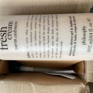 Philosophy Bath Gel 64 oz Fresh Cream Warm Cashmere